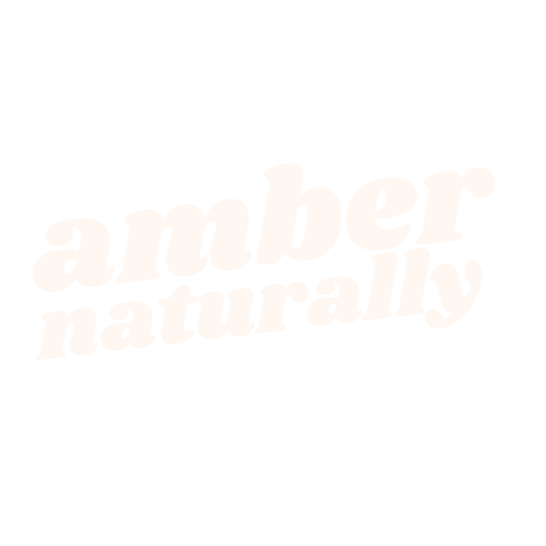 the logo of Amber Naturally